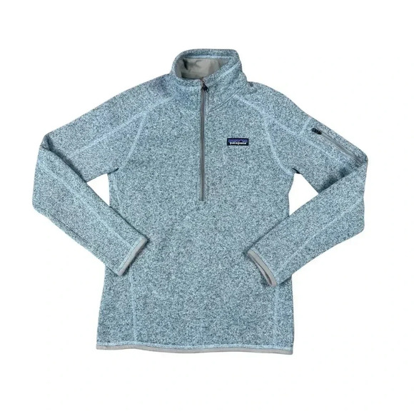 Patagonia Better Sweater Fleece Jacket Women's XS Blue 1/4 Zip Pullover - Picture 1 of 12